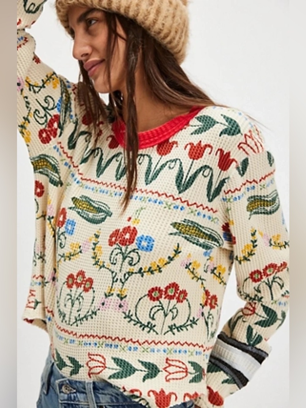 Free People Blissful Layering Tee